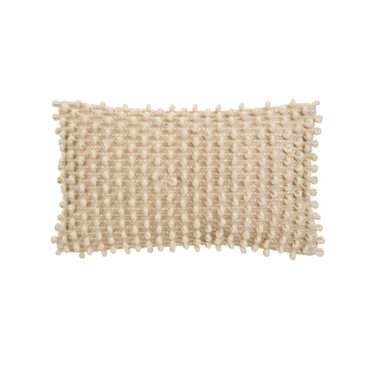 Wool Loop Lumbar Pillow