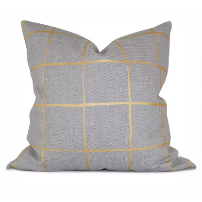 Hand-Painted Stripe Pillow