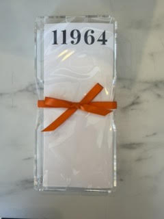 Lucite Note Pad