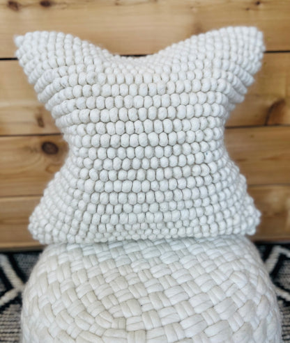 Wool Bubble Square Pillow