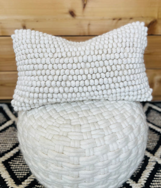 Wool Bubble Kidney Pillow