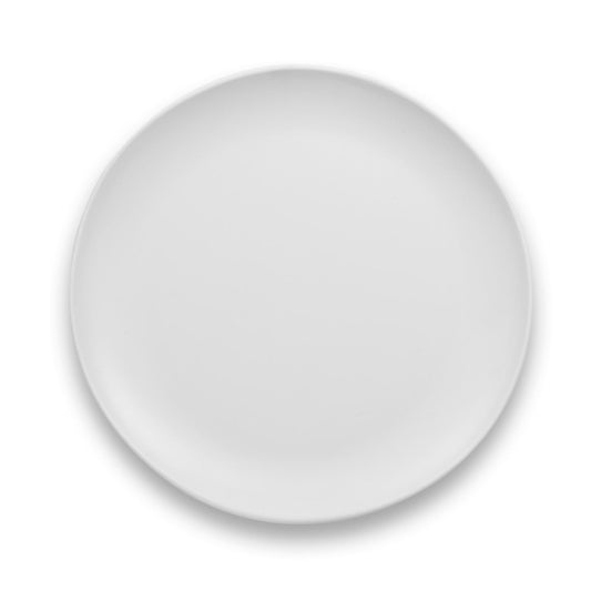 White Matte Dinner Plate