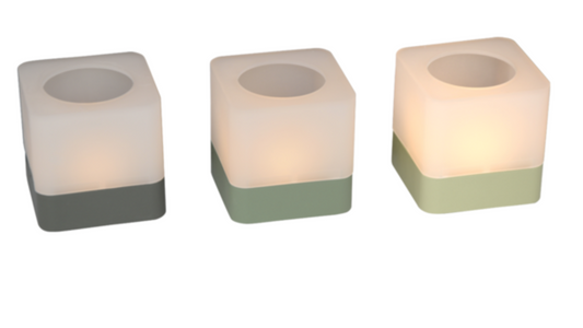 Cuub Tea Light Holders (Set of 3)