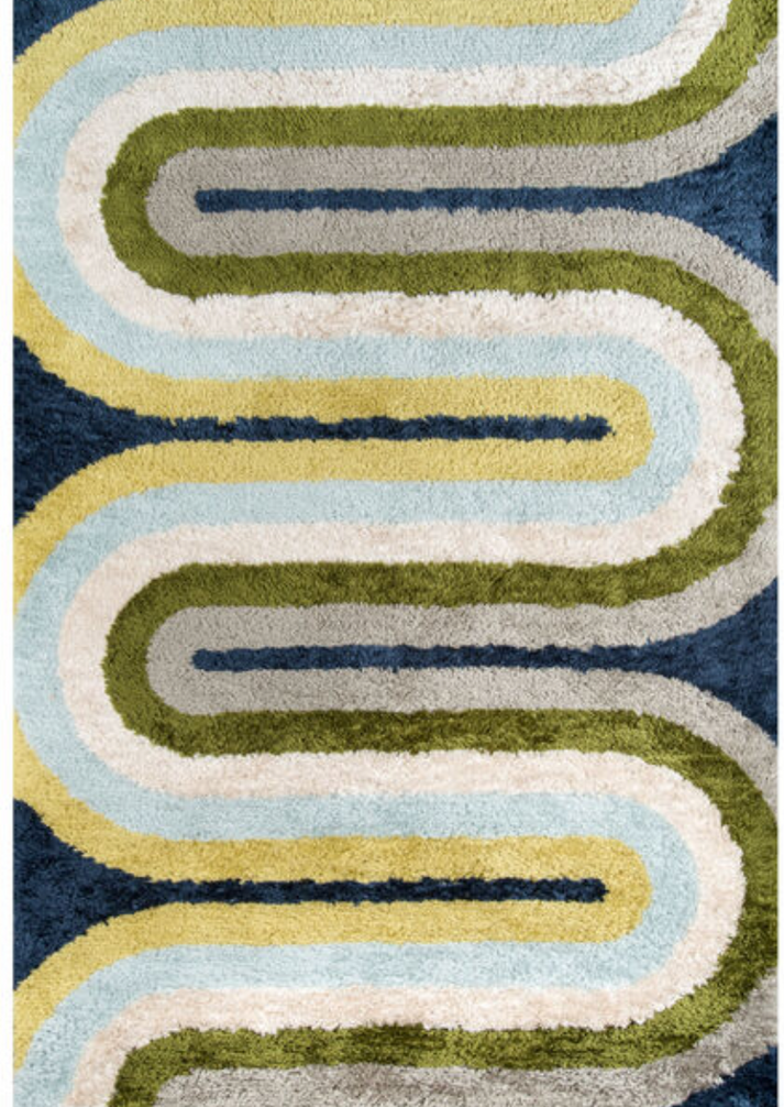 Retro Polyester Rug – Indy Home