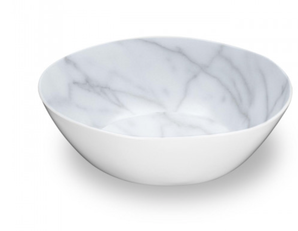 Carrara Marble Serving Bowl