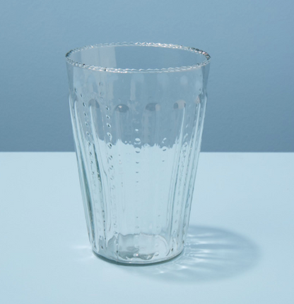 Ruffle Glass Tumbler