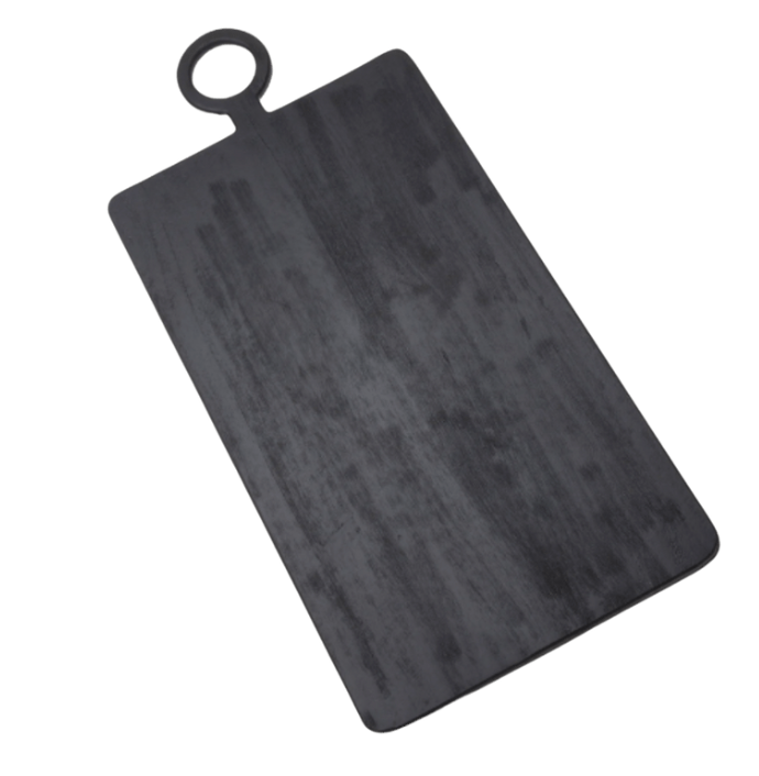 XL Black Mango Wood Rectangular Board