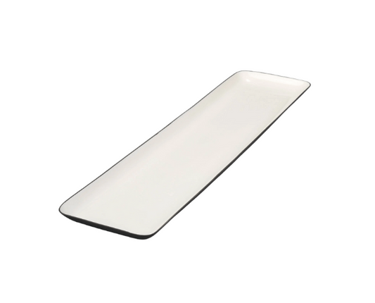 Aluminum & Enamel Long Platter