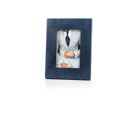 Blue Abstract Photo Frame