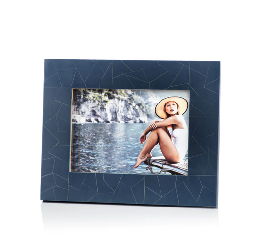 Blue Abstract Photo Frame