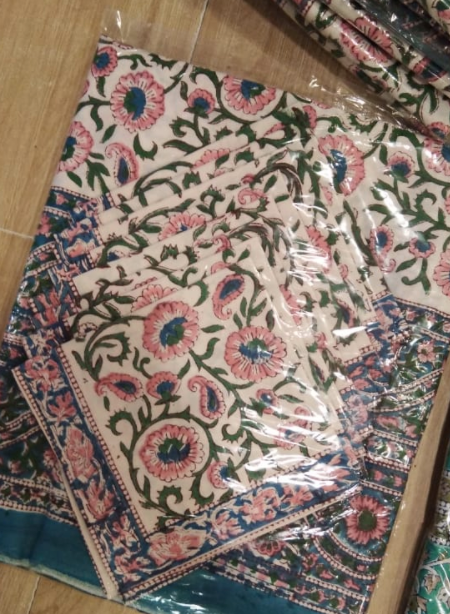 Indian Block Printed Tablecloths