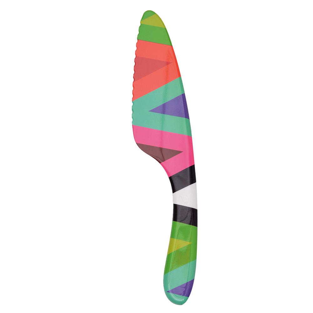 Colorful Patterned Cake Knife