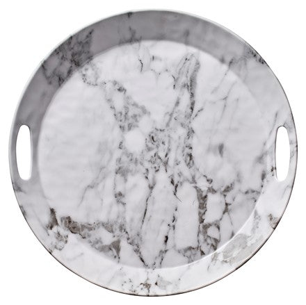 White Marble Round Platter
