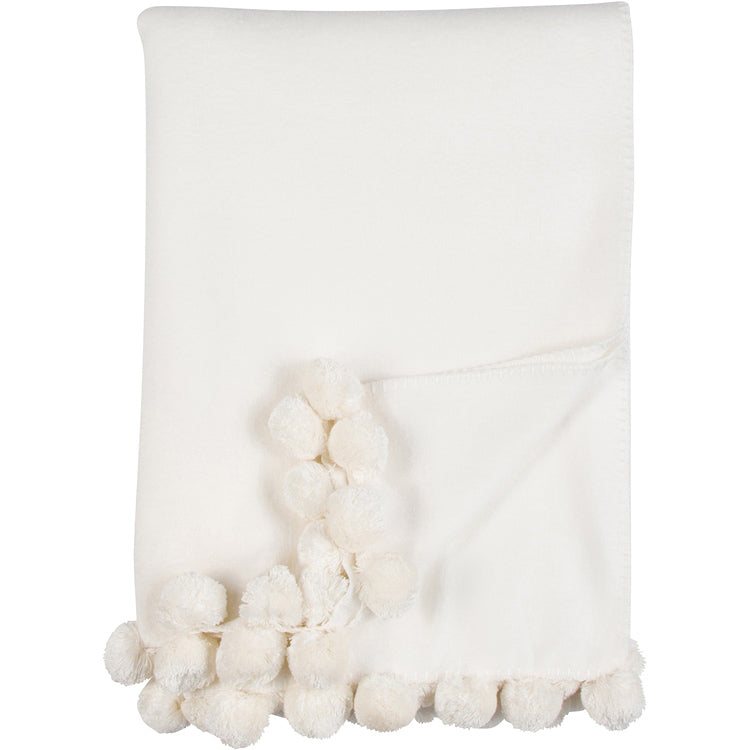 Luxxe Pom Pom Throw